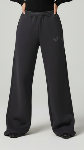 RCVA WOMENS CHARCOAL WIDE LEG TROUSER