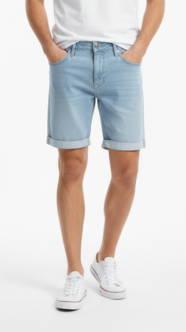 GUESS MENS DENIM SHORTS