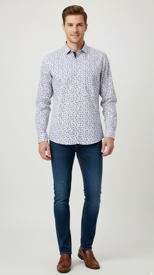 CELIO MENS PRINTED SHIRT