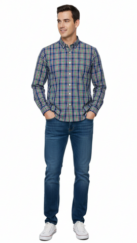 MILANO MENS CHECK SHIRT