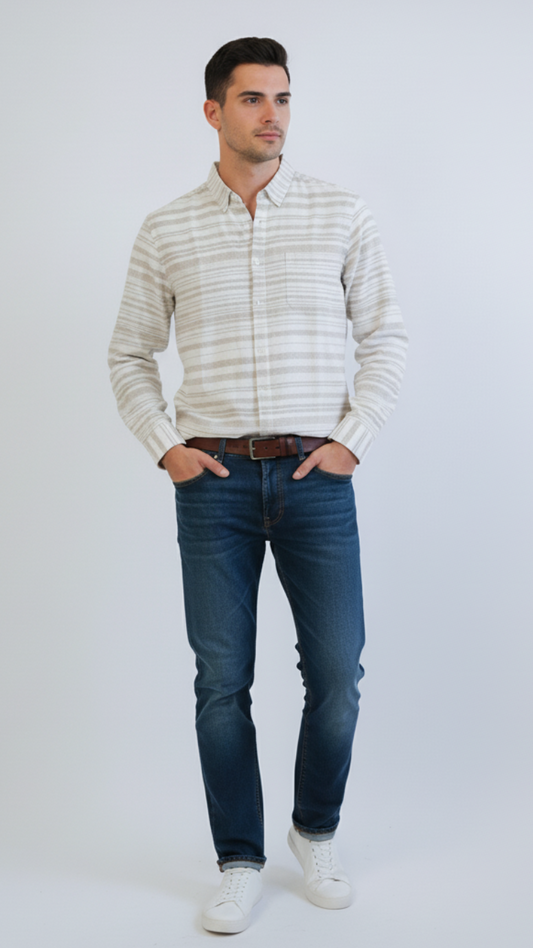 MNG MENS SLIM FIT SHIRT