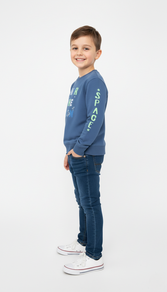 BLUE SEVEN BOYS PRINTED SWEATSHIRT
