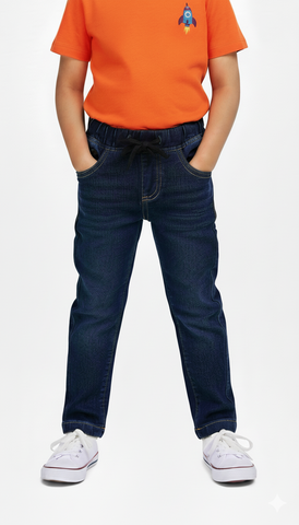 MY CHICCO BOYS NAVY DARK WASH DENIM JEANS