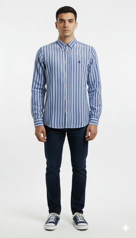 SPF MENS CUSTOM FIT LINEN SHIRT