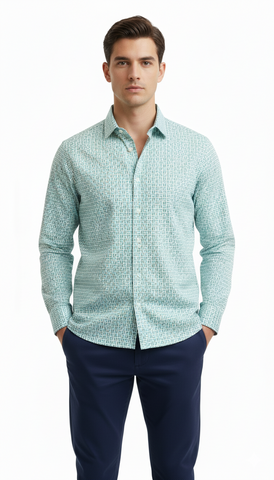 LINDBERGH MENS PRINTED SHIRT