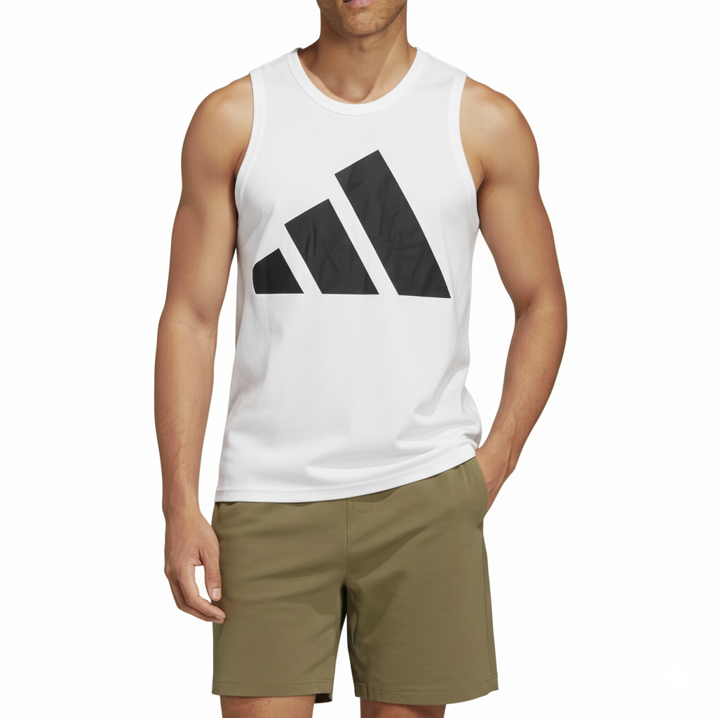 ADI Essentials Big Logo Basic Jersey Tank Top