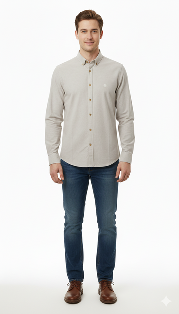 SPF MENS CUSTOM FIT LINEN SHIRT