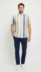 MNG MENS RELAXED FIT HALF SLEEVES SHIRT