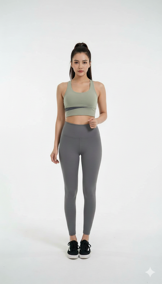Women's Fitness Yoga Bra , Jacket And Pants/Leggings 3 Piece Set