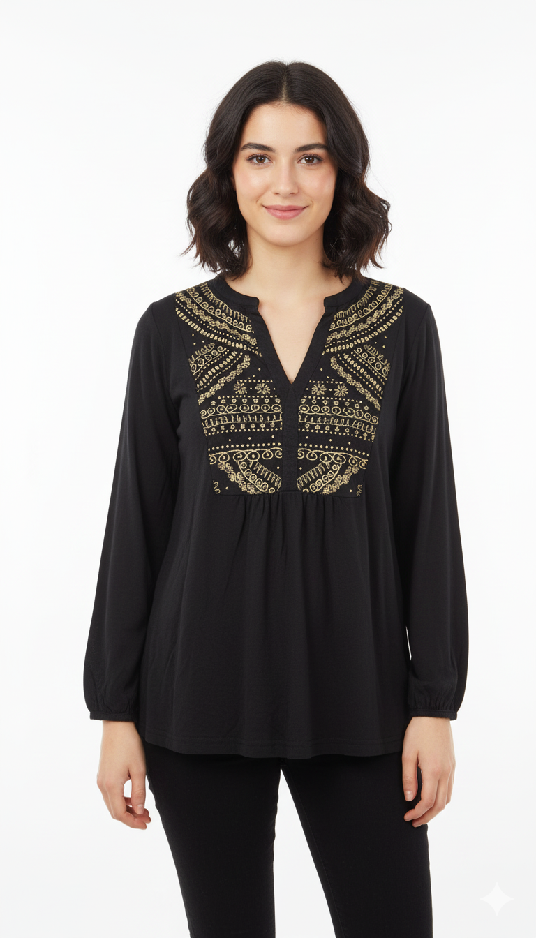 VENCA FLORAL PRINT TOP