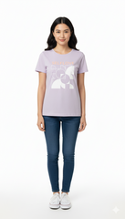 BRUNEX WOMENS PRINTED HALF SLEEVES T-SHIRT