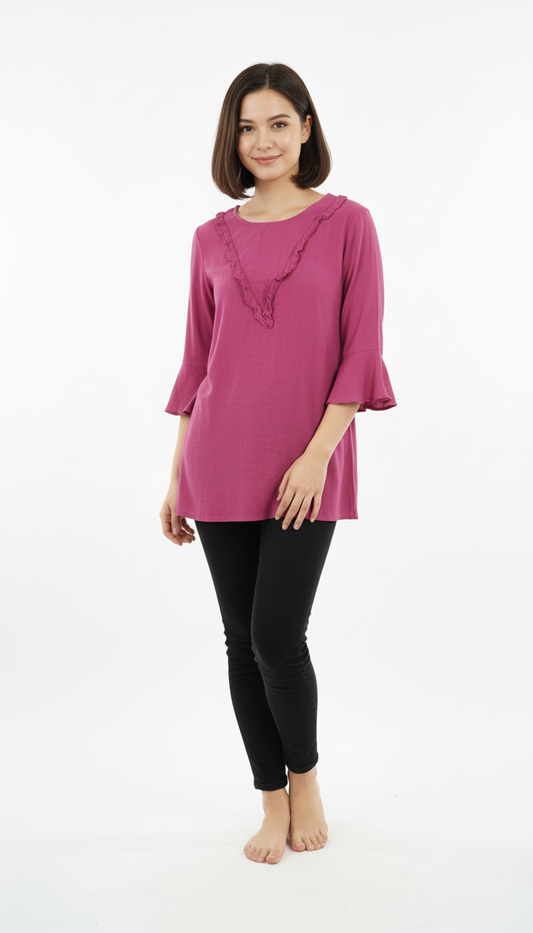 ESMARA Women Casual Textured Blouse