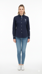 WOMENS PLAIN SHIRT WITH LOGO