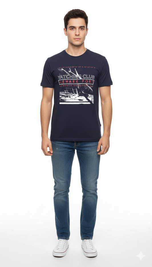 AAA CASUAL MENS GRAPHIC PRINT T SHIRT