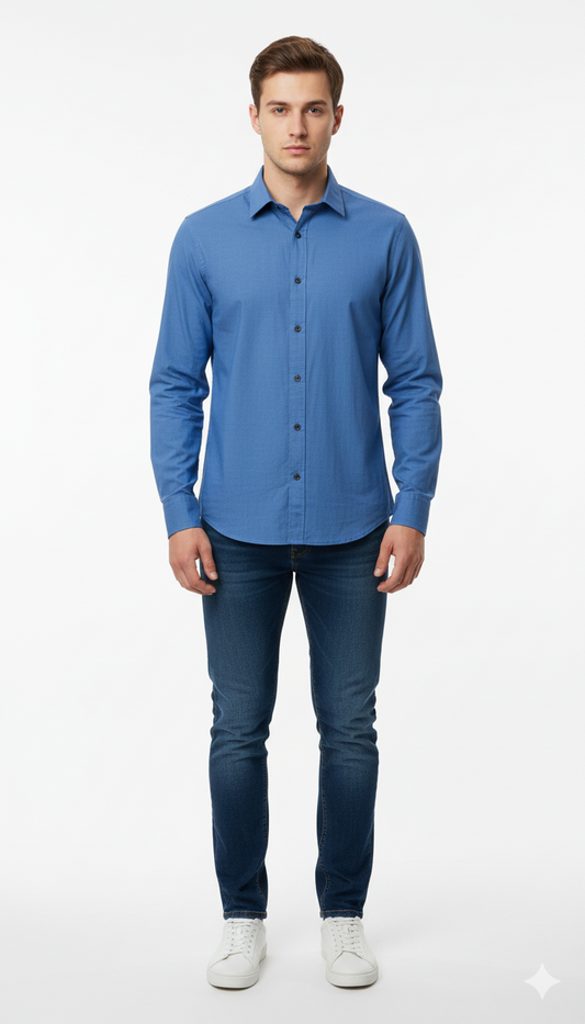 CIRCLE ONE MEN MICRO STRIPED SHIRT