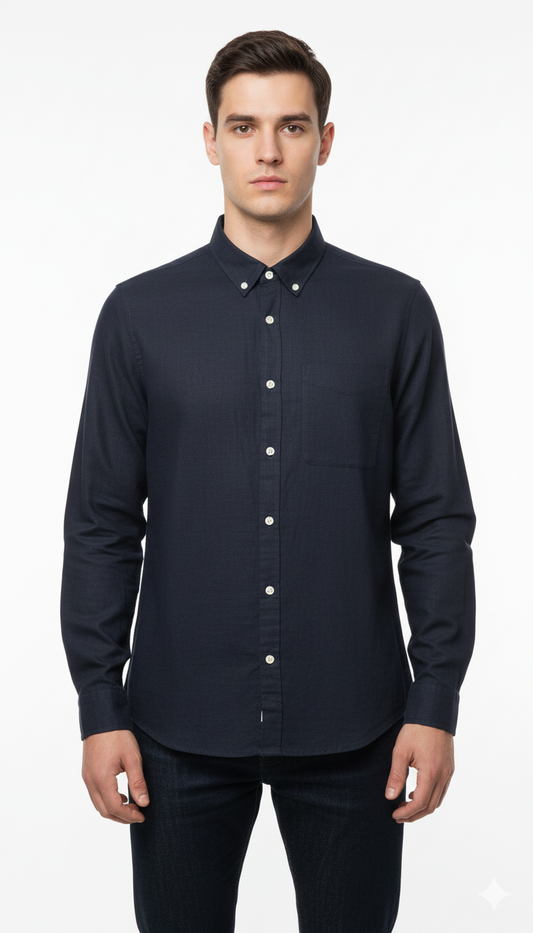 MNG MENS BASIC POCKET SHIRT