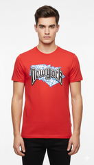 GUESS MENS  LOGO PRINTED T-SHIRT