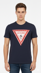 GUESS MENS  LOGO PRINTED T-SHIRT