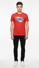 GUESS MENS  LOGO PRINTED T-SHIRT