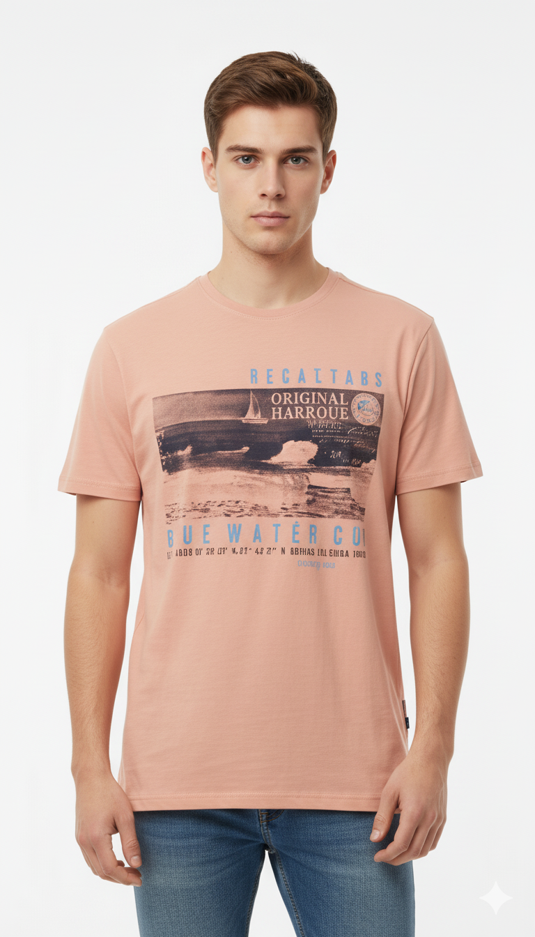 AAA CASUAL MENS GRAPHIC PRINT T SHIRT