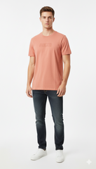 HARLEY TRANCE COTTON EMBROIDED LOGO T-SHIRT