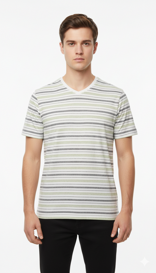 TOM TAILOR MENS STRIPED TSHIRT