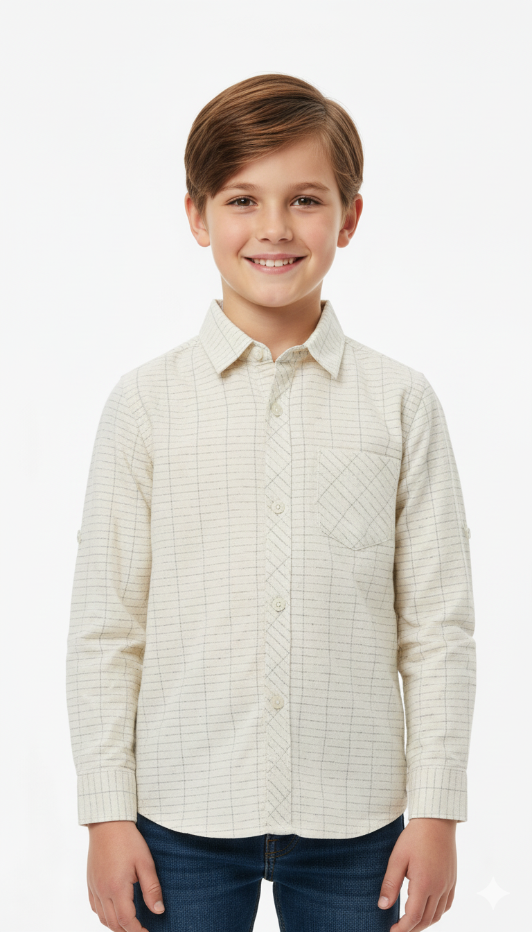 MY CHICCO KIDS PATTERN SHIRT WITH POCKET