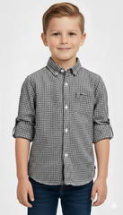 MY CHICCO KIDS CHECKERED SHIRT WITH POCKET