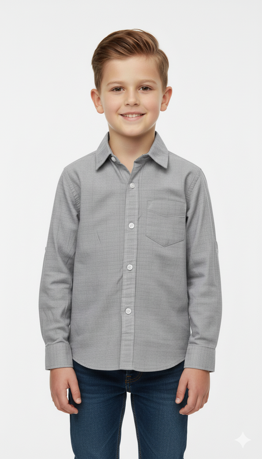 MY CHICCO KIDS PATTERN SHIRT WITH POCKET