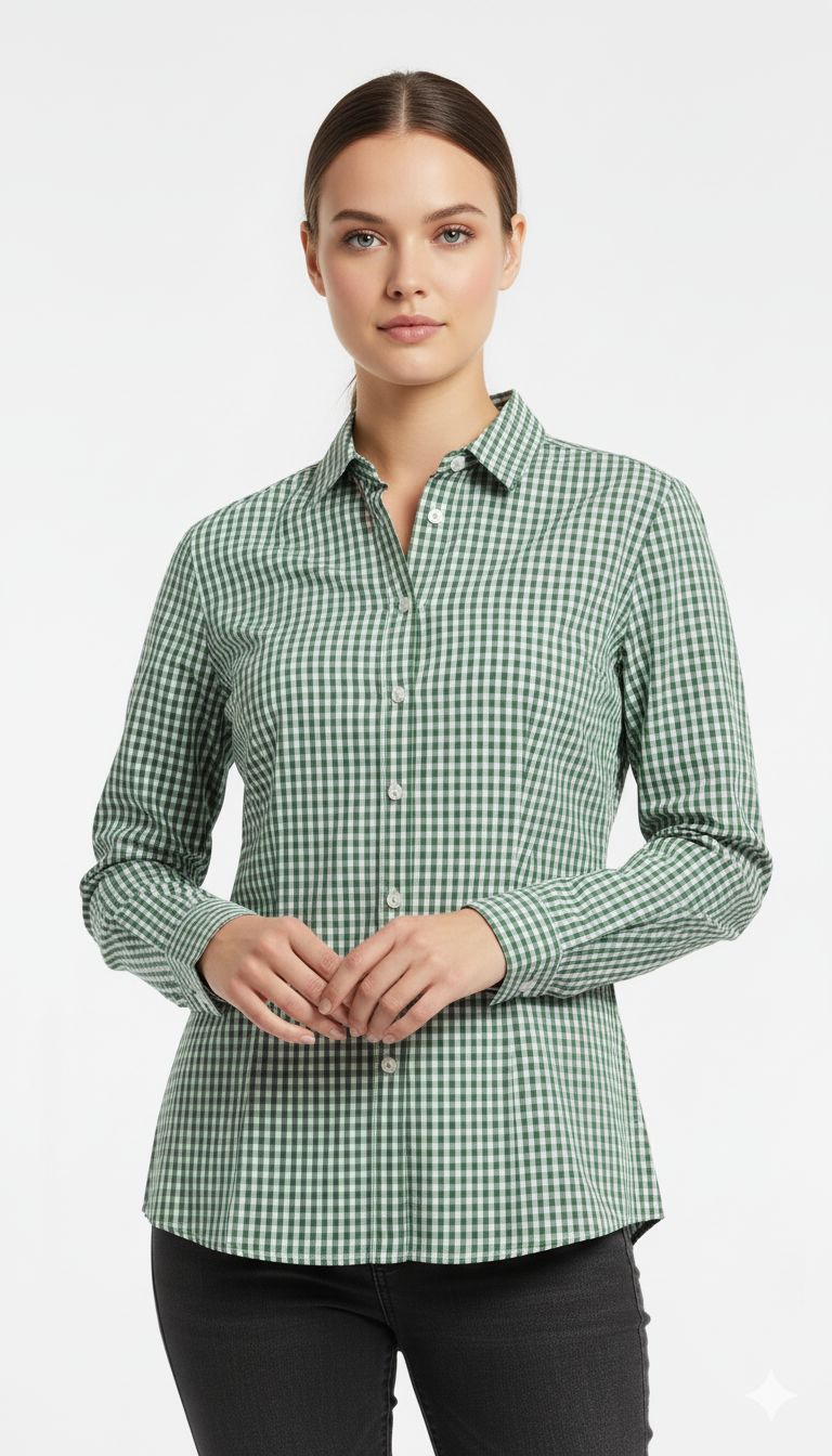 COOL WORK WOMENS CHECKERD SHIRT