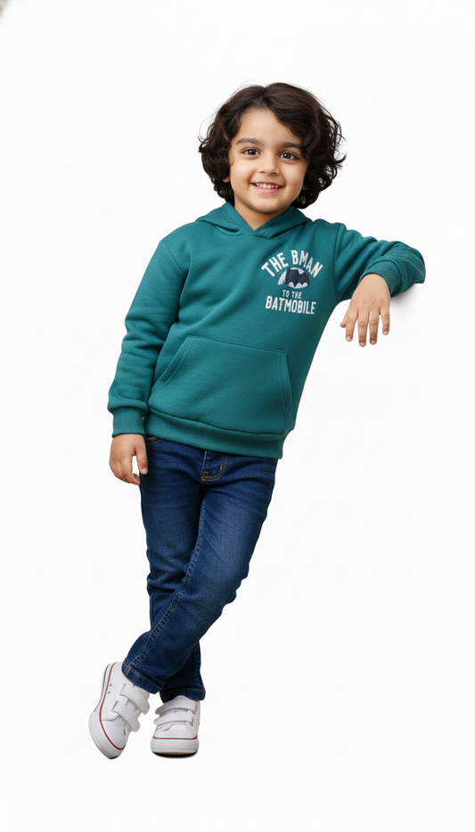 ZR BOYS THE BATMAN PRINTED HOODIE