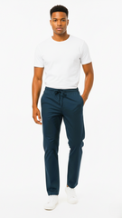 GUESS Mens Relaxed Fit Cotton Trouser