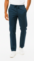 GUESS Mens Relaxed Fit Cotton Trouser