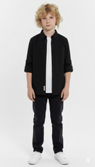 میری CHICCO بوائز کالی بناوٹ والی شرٹ