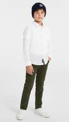 میری CHICCO لڑکوں کی بناوٹ والی سفید قمیض