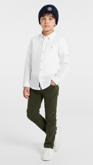 میری CHICCO لڑکوں کی بناوٹ والی سفید قمیض