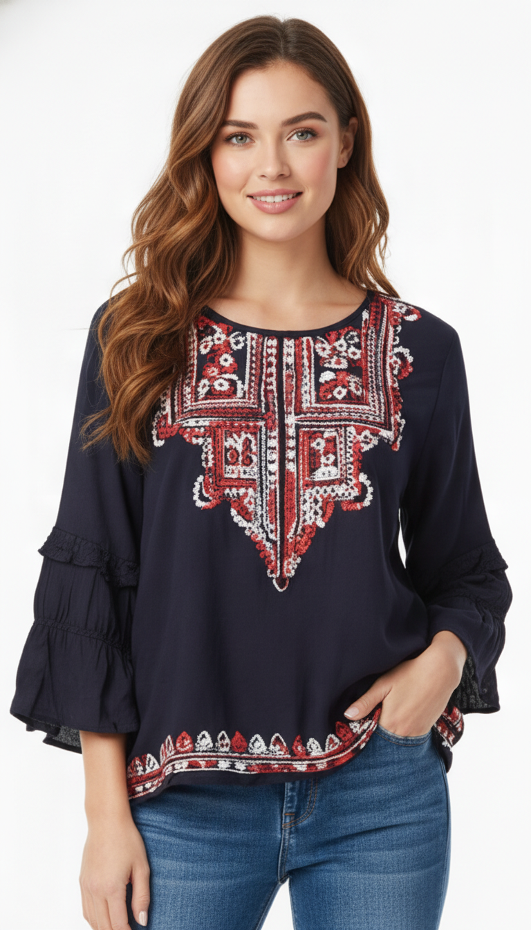 FOREVER 21 Women Embroided T Shirt