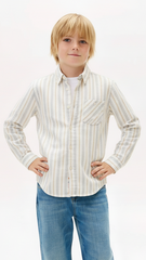 MY CHICCO Kids Striped Shirt With Pocket