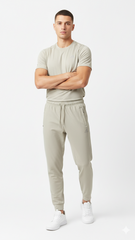 ADI Mens Textured Performance Breathable Athletic Jogger Trouser