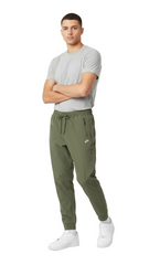 NK Mens Lightweight Activewear Jogger Trousers with Zip Pocket
