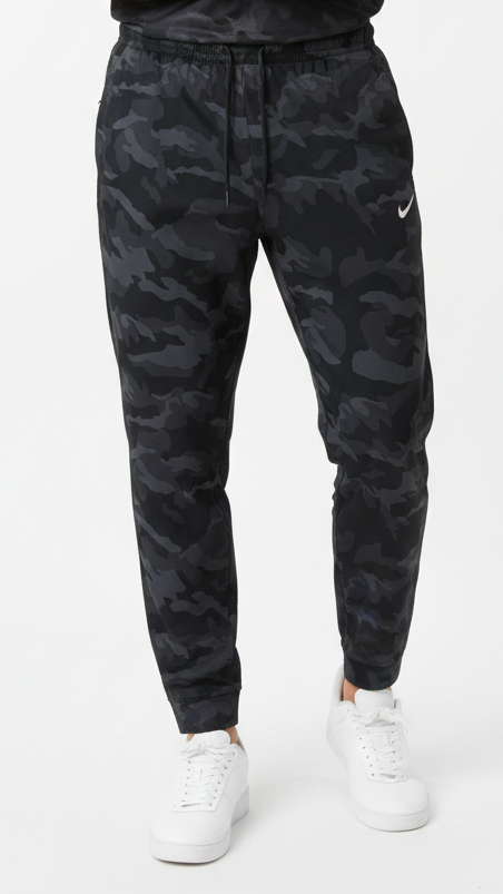 NK Mens Lightweight Activewear Jogger Trousers with Zip Pocket