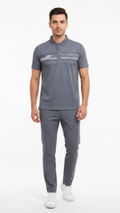 Mens Performance Dri Fit Athletic Polo T Shirt