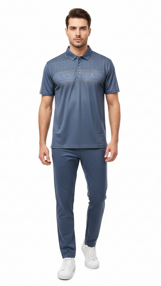 CALMAN CASUALWEAR Mens Performance Dri Fit Polo T Shirt