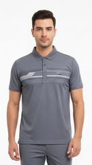 Mens Performance Dri Fit Athletic Polo T Shirt