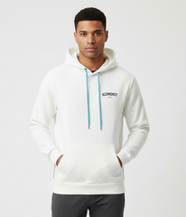 KLEINIGKEIT MENS BASIC WHITE HOODIE