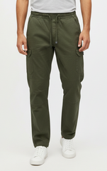 SPLASH MENS GREEN CARGO TROUSER