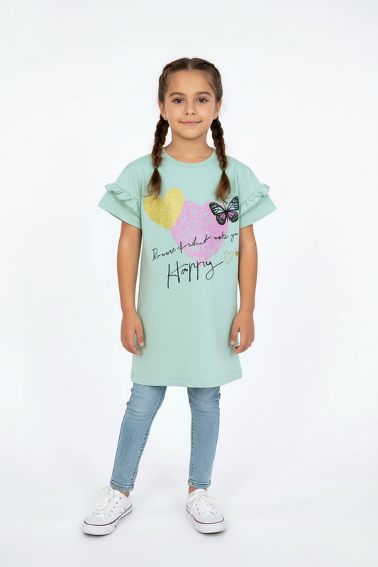 DU PAREIL GIRLS PRINTED T-SHIRT