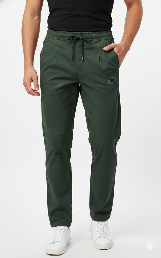 BURBERRY MENS PATCH PRINT TROUSER