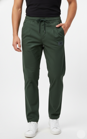 BURBERRY MENS PATCH PRINT TROUSER