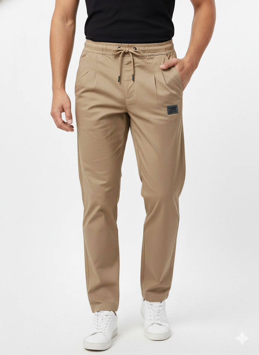 BURBERRY MENS PATCH PRINT TROUSER